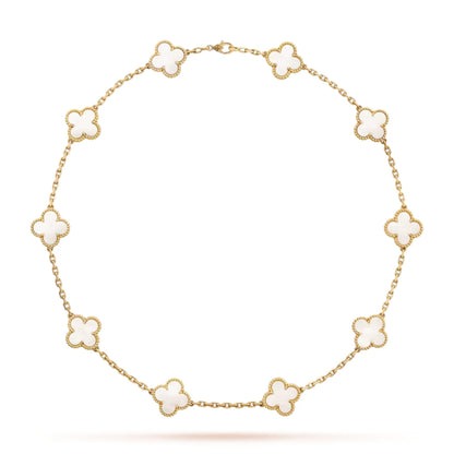 KLEEBLATT | 10 Motive Weißes Halsband