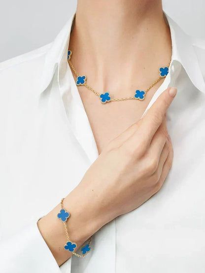 KLEEBLATT | Blauer Armband