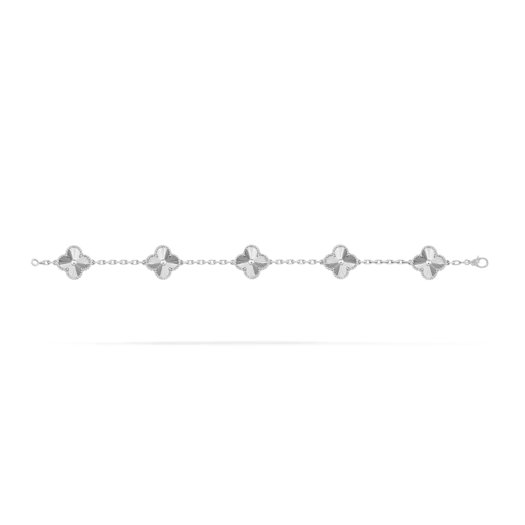 KLEEBLATT | Silberarmband