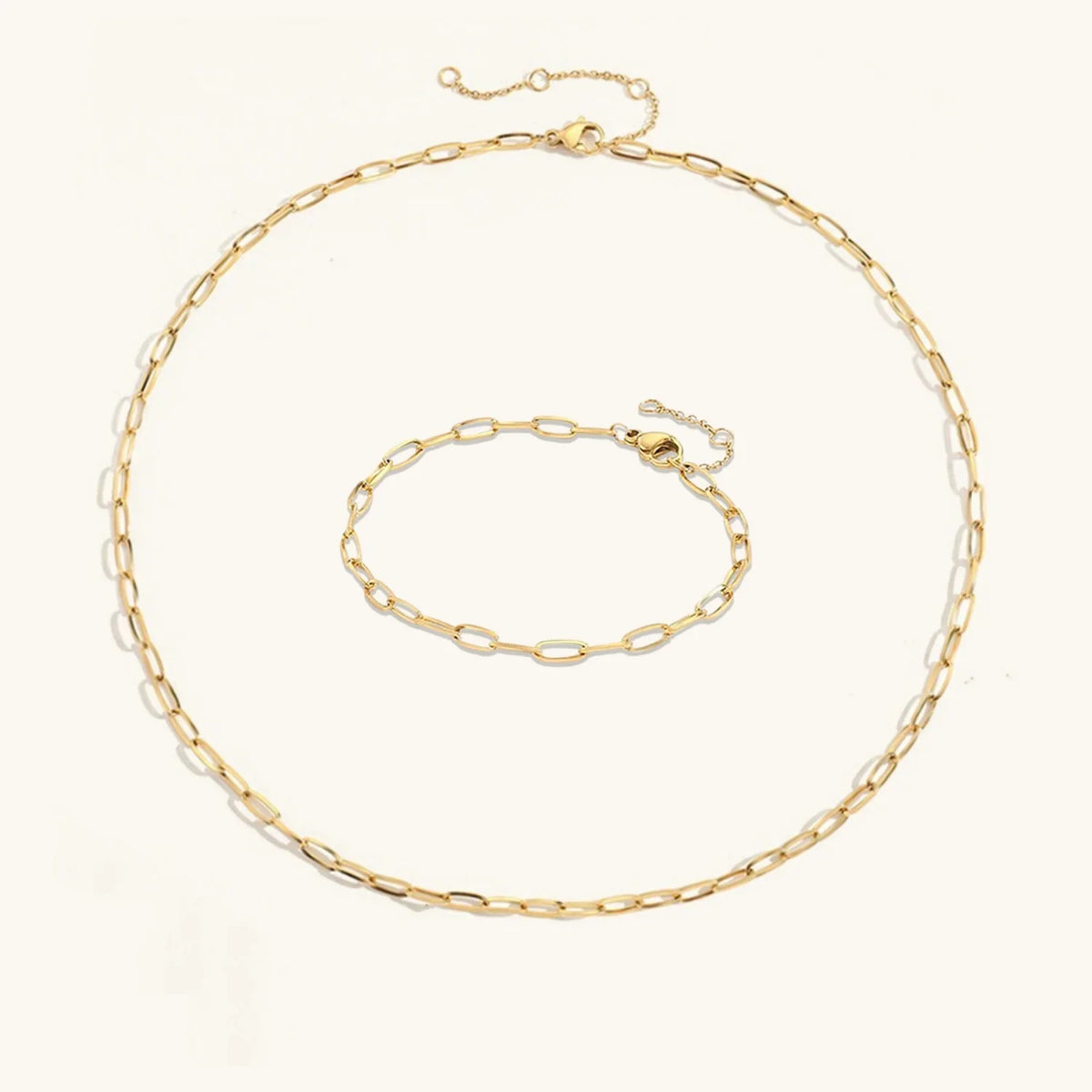Aurelia Paperclip Ketten Set
