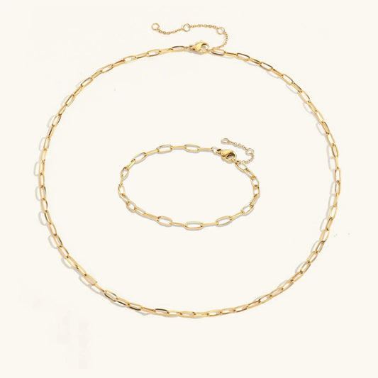 Aurelia Paperclip Ketten Set