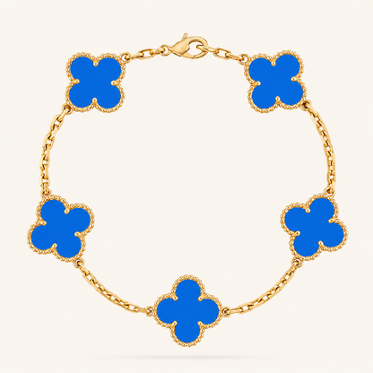 KLEEBLATT | Blauer Armband