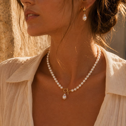 Celeste Perlen Schmuckset