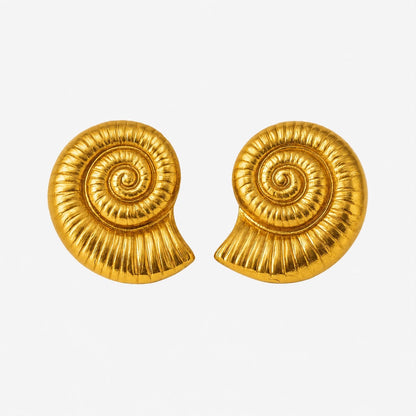Oceana Spiral Shell Ohrringe