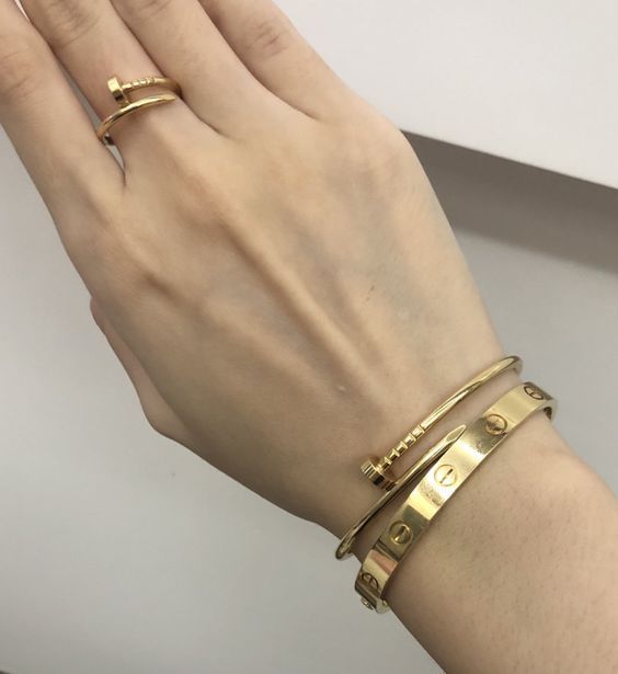SPIKE | Armband aus Roségold, dünn