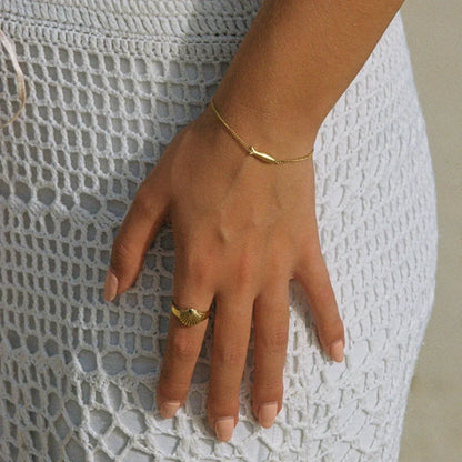 Aqua Charm Armband
